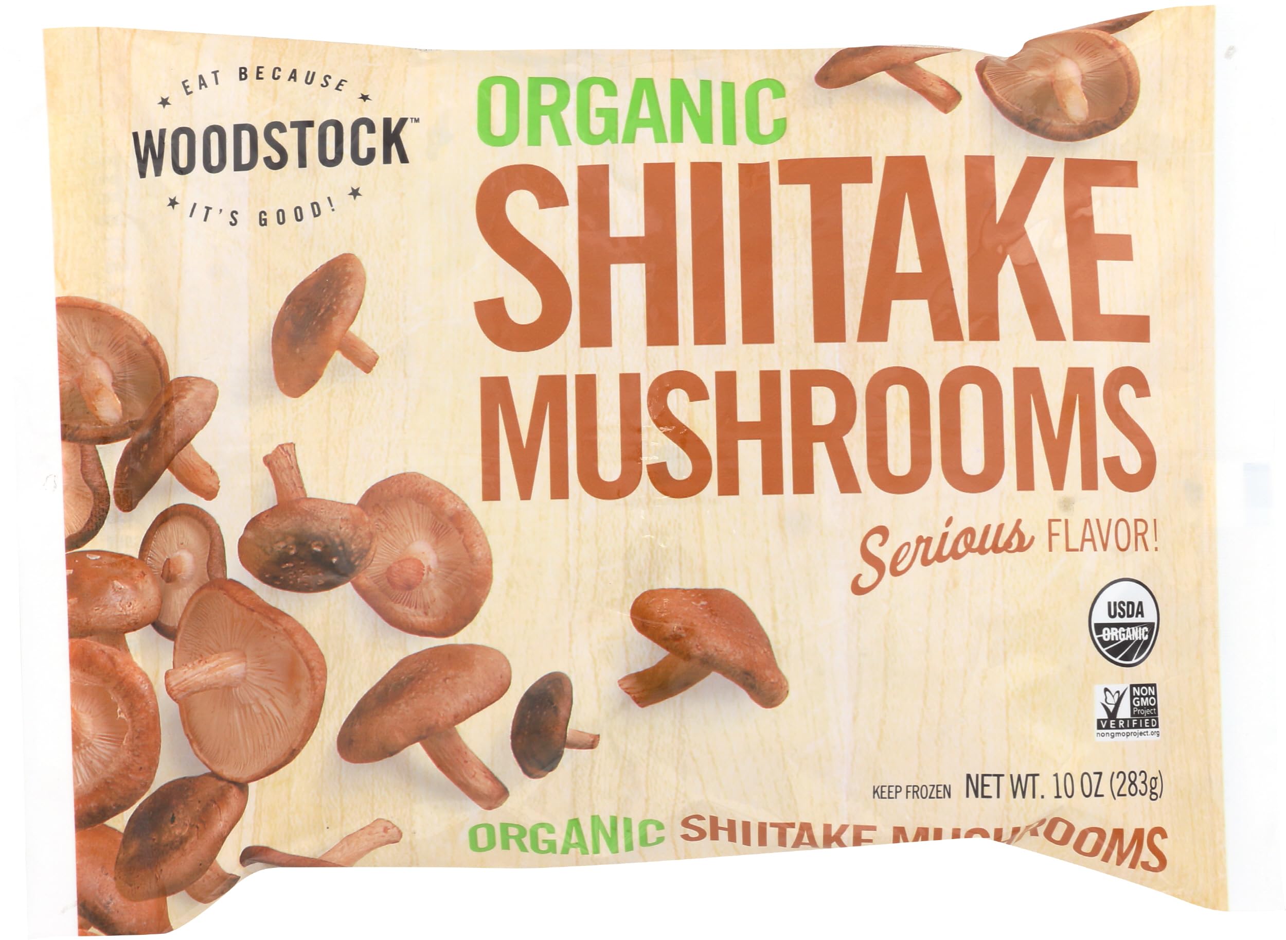 Woodstock Frozen Mushroom Shitake Organic, 10 oz (cn)