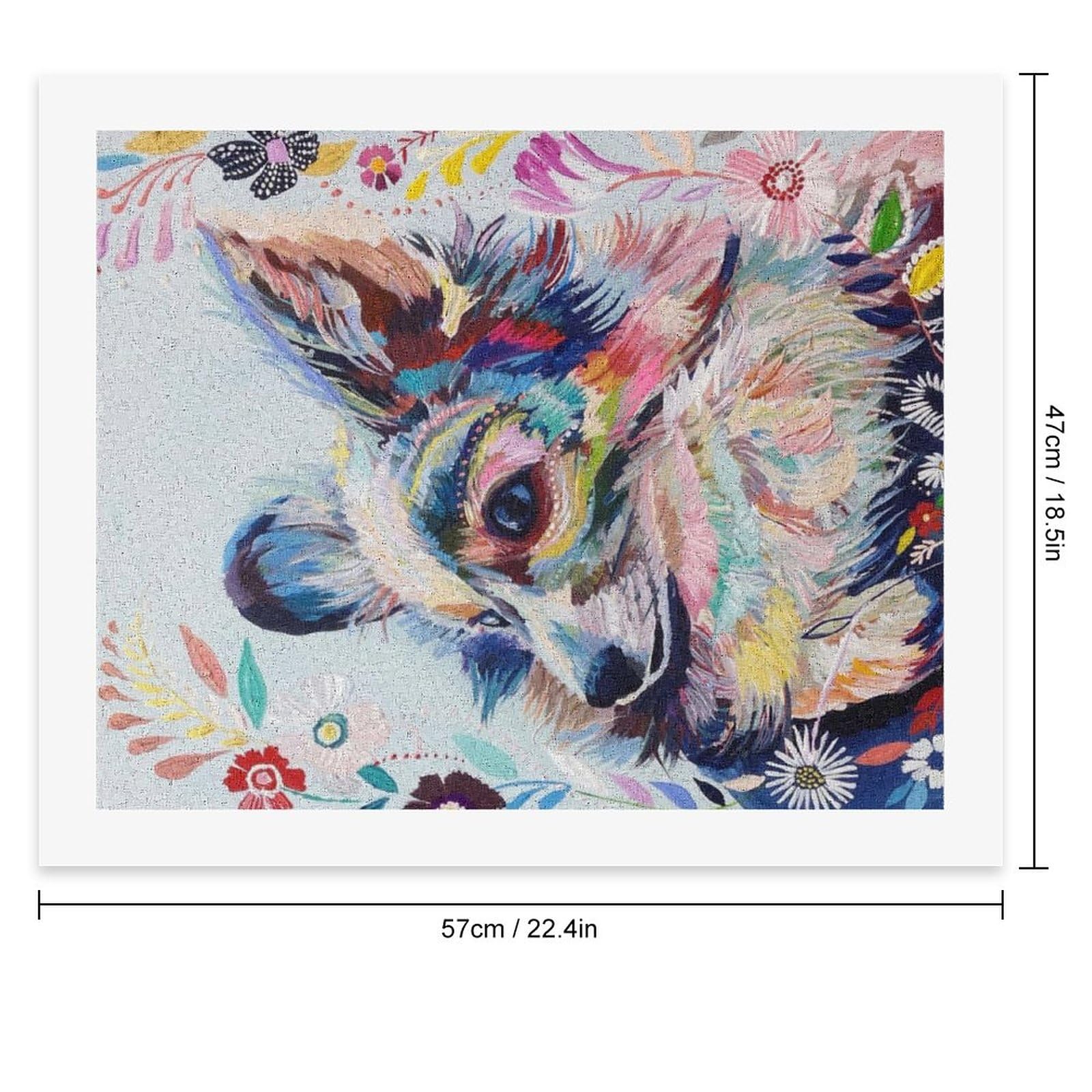 Amazon | 数字油絵 犬 動物のカラフルな絵 数字塗り絵 数字