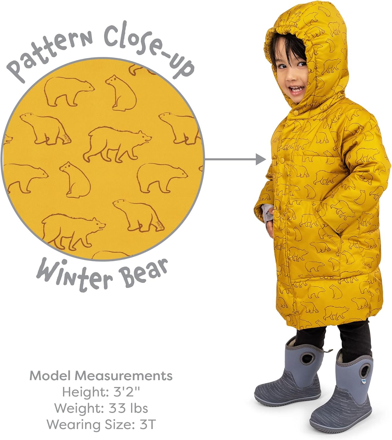 JAN & JUL Insulated Winter Coat, Sherpa Lined Cozy Jacket for Kids - Image 6