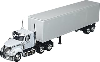 New-Ray 1:43 Long Haul Trucker - International Lonestar (Plain White)