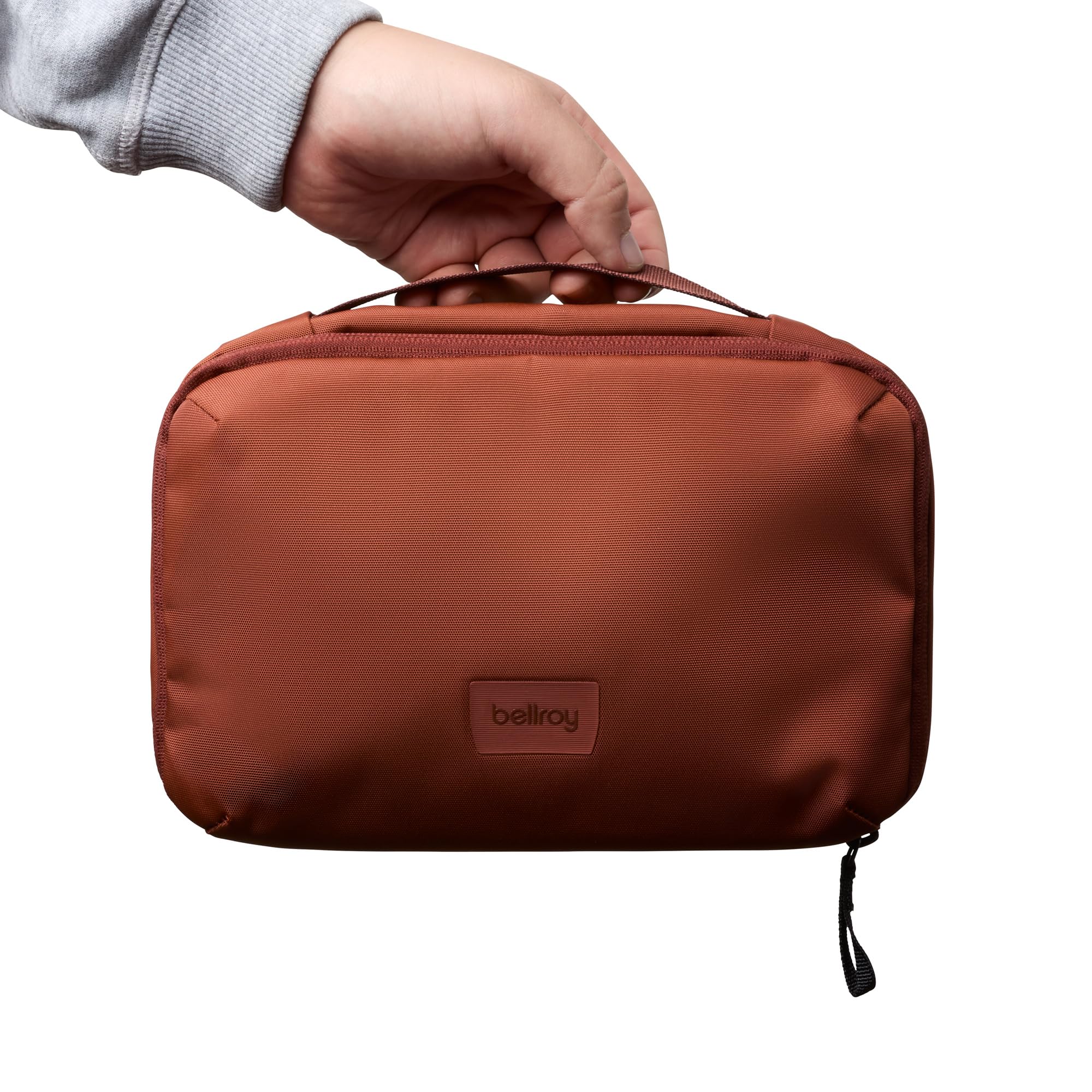 Bellroy Hanging Toiletry Kit 3L, Neceser de Viaje - Clay | Neceser colgante 3L para hombre y mujer, diseñado para viajar