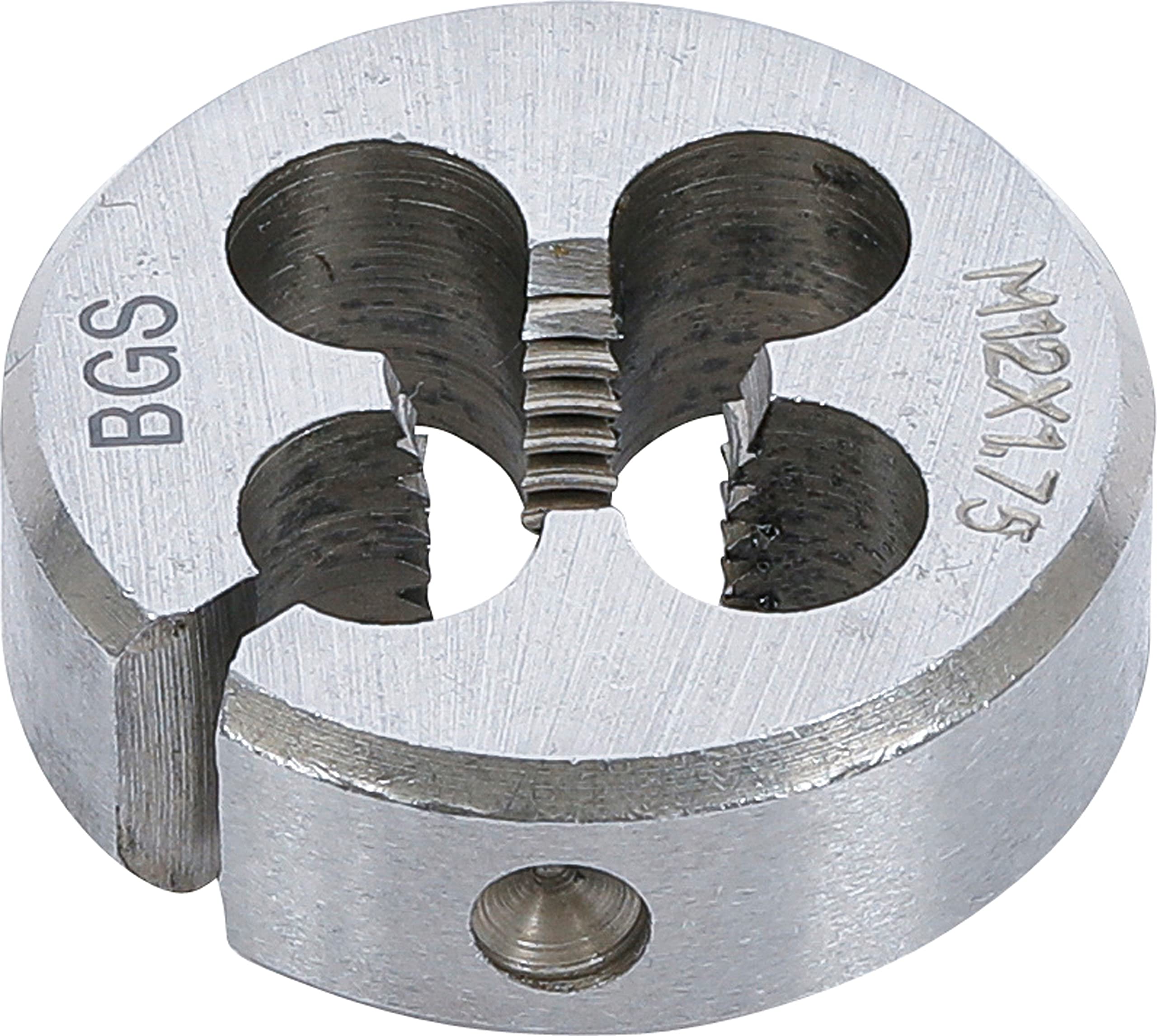 Gewindebohrer & Schneideisen Set M12x1,75 – 3-teilig, Werkzeugstahl, Rechtsgewinde