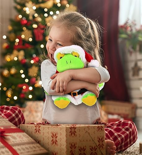 Miniatura 5 de DolliBu Juego de disfraz de peluche de Papá Noel para oso de peluche, traje de Papá Noel para animales de peluche de Navidad, bonito juego de traje