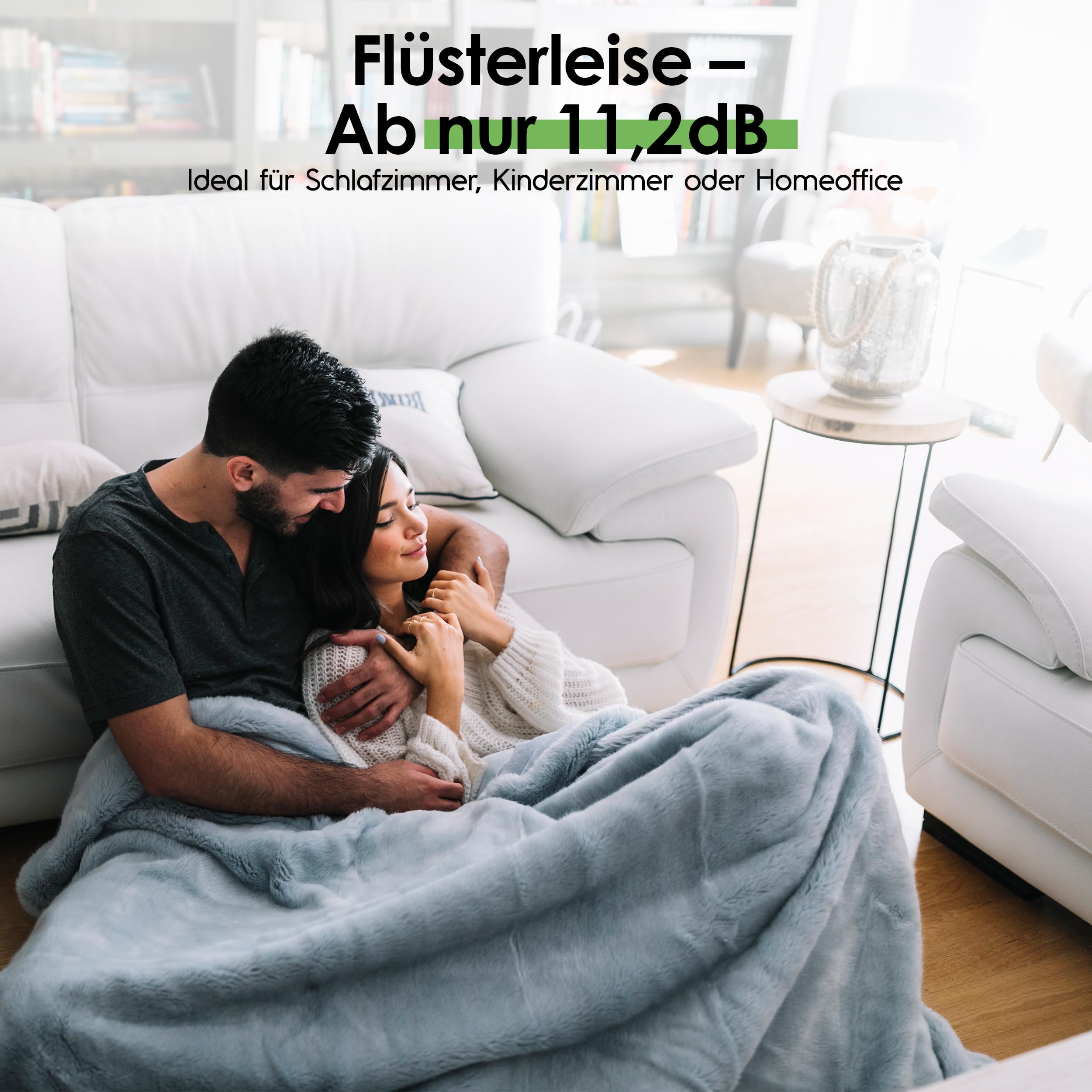 Eco Smart DZ Easy+ - Ventilazione abitativa con controller, 97% di recupero del calore, controllo dell'umidità, Wi-Fi, filtro F7, diametro 160 mm, estremamente silenzioso, classe energetica A, 5