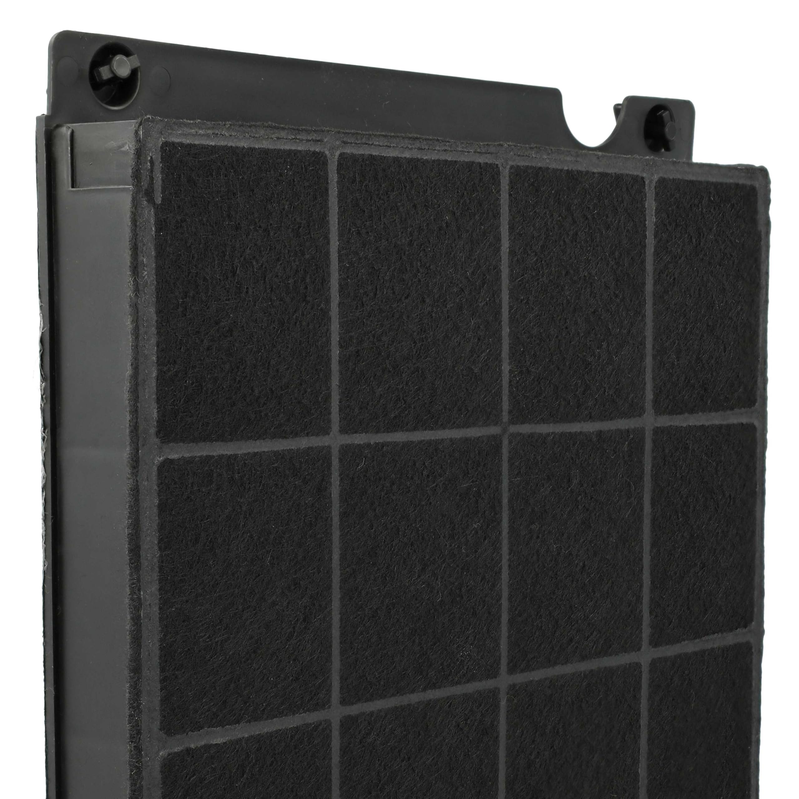 vhbw 10x filtro de carbón activado compatible con Arthur Martin AFC90500K | AFC90500W, AFC90500X, AFC90446X, AFC9044X 000, AFC90500 campanas cocina