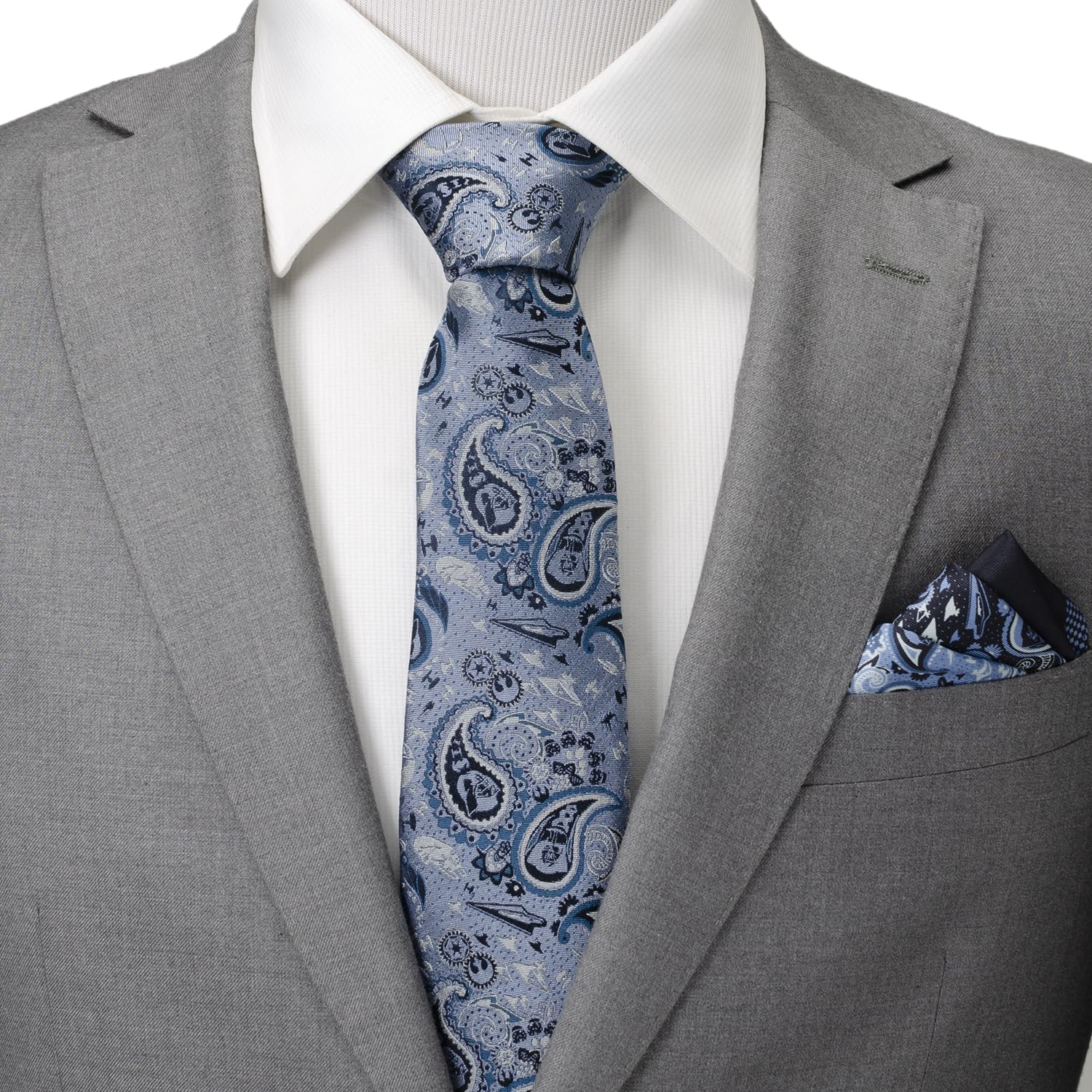 Cufflinks Inc. Vader Blue Tonal Paisley Men's Tie