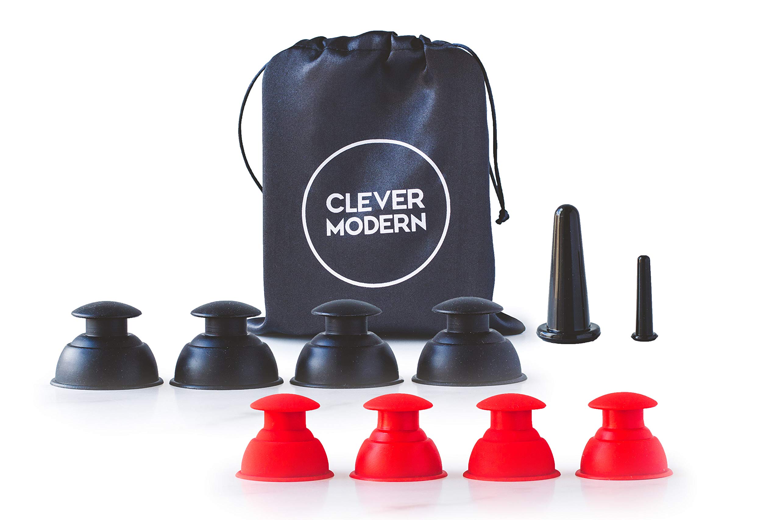 Cupping Therapy Sets Variety Set 10Pcs Flexible Silicone Cups Variety Pack Help with Muscle and Joint Pain Cellulite Wrinkles Massage