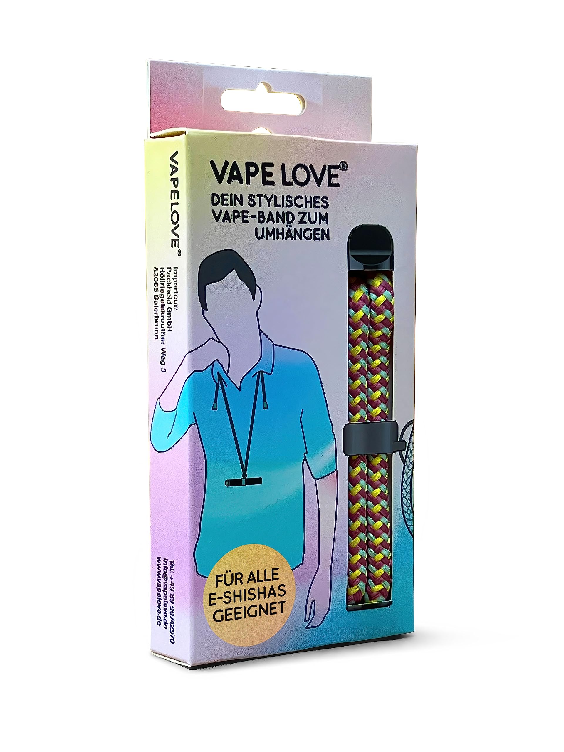 elfbar elfa kaufen Elvapo Lanyard für Ego und EVOD E-Zigaretten, Umhängeband, Halsband,  schwarz : Amazon.de: Elektronik & Foto main image 0