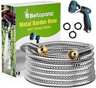 Garden Metal Garden Hose - Flexible, No-Kink