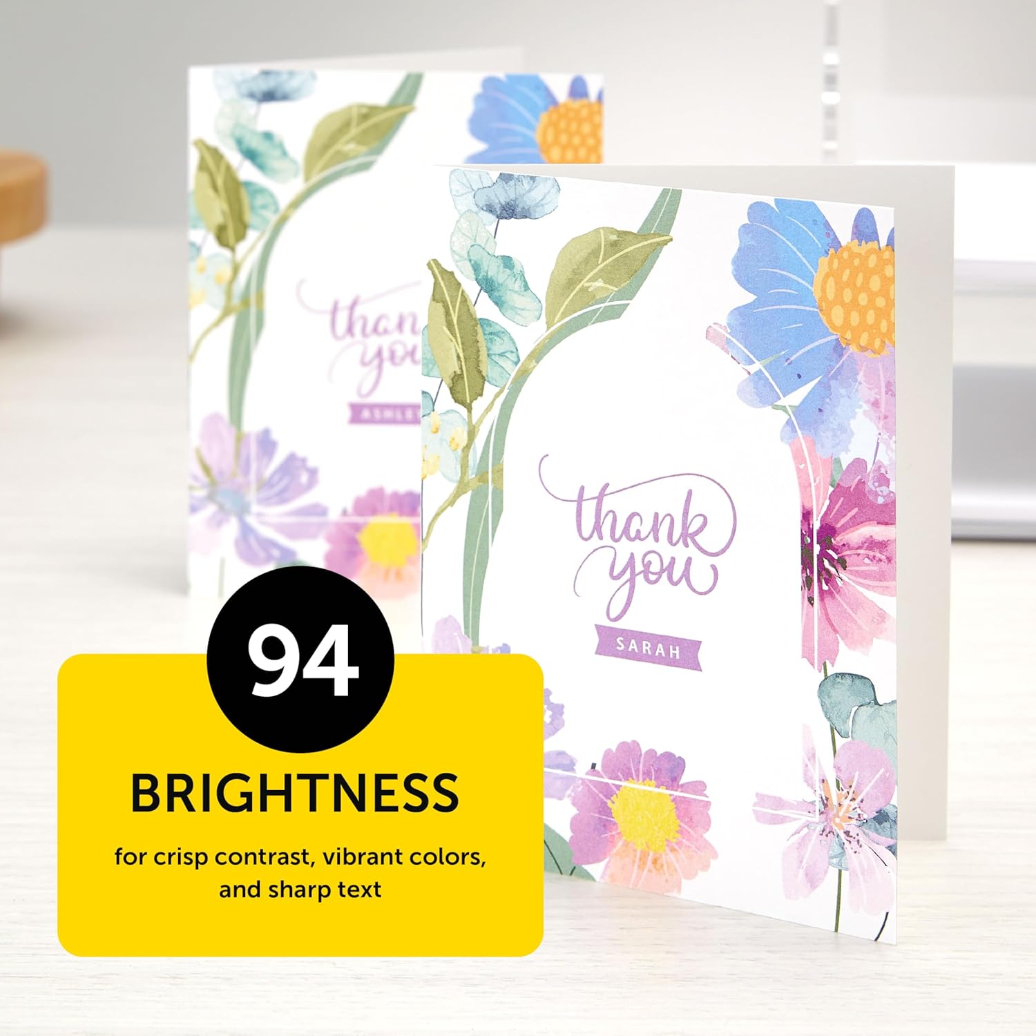 Premium Astrobrights White Cardstock, 8.5" x 11", 110 lb. Index, 94 Brightness, 235 Sheets - More Sheets, Heavyweight Astro White Card Stock for Invitations, Business Cards, Crafts and Printing