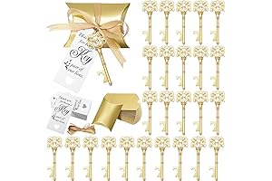Vintage Key Bottle Opener Wedding Favors for Guests 100