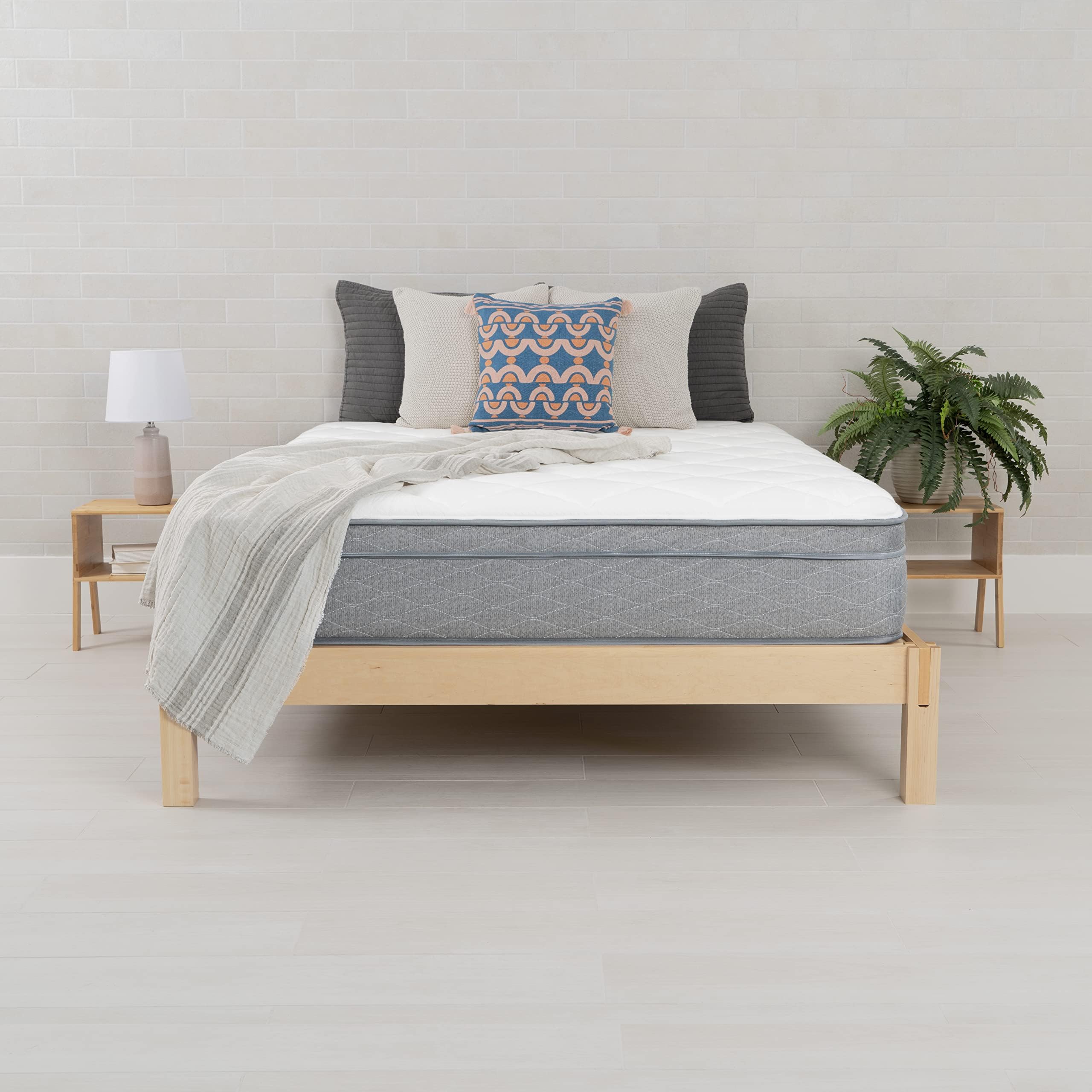 DREAMFOAM Bedding Doze 11" Plush Pillow Top Mattress, Queen
