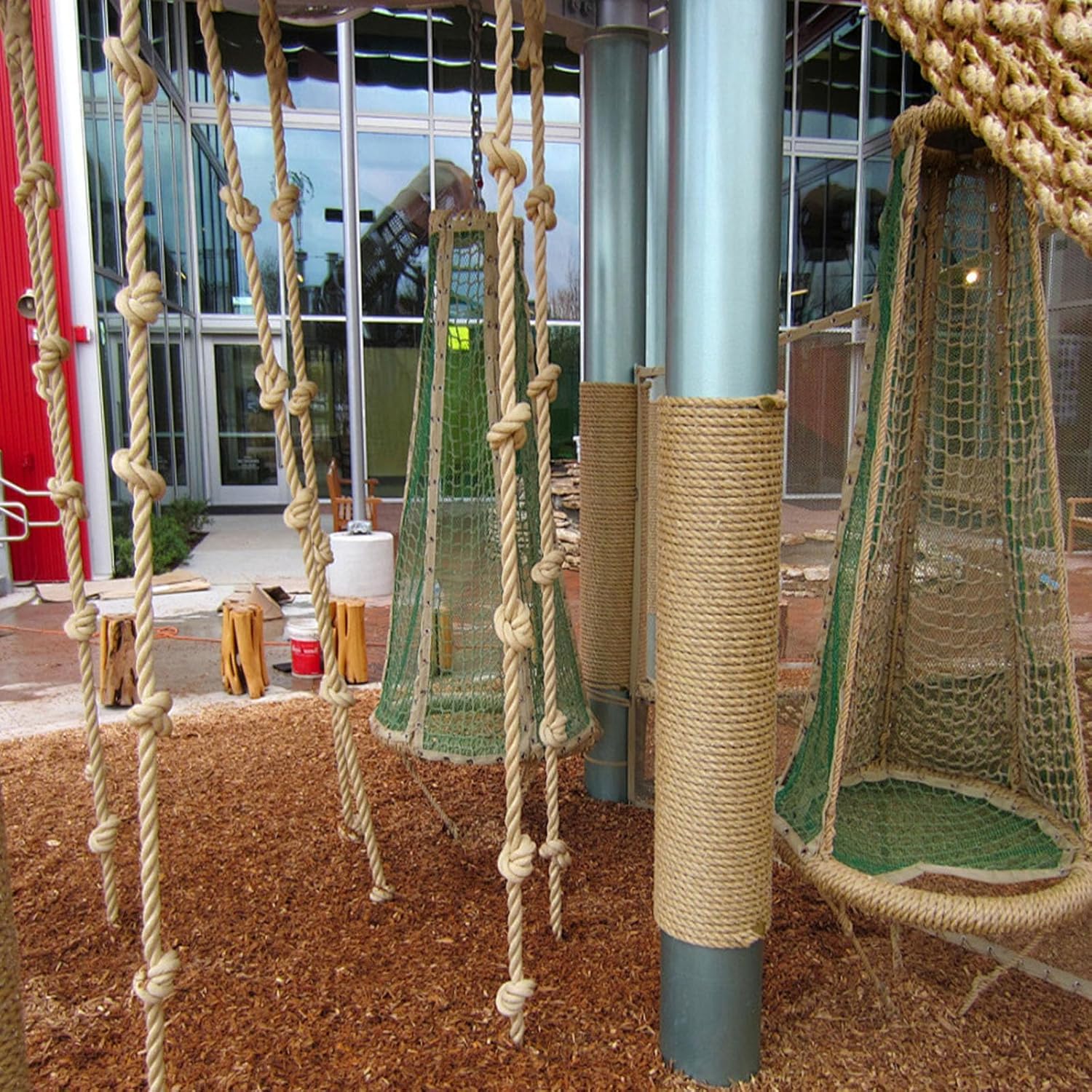 Cuerda de Yute y Cáñamo Natural, 14mm x 15m, Gruesa para Rascador de Gatos, Artesanía, Embalaje y Decoración
