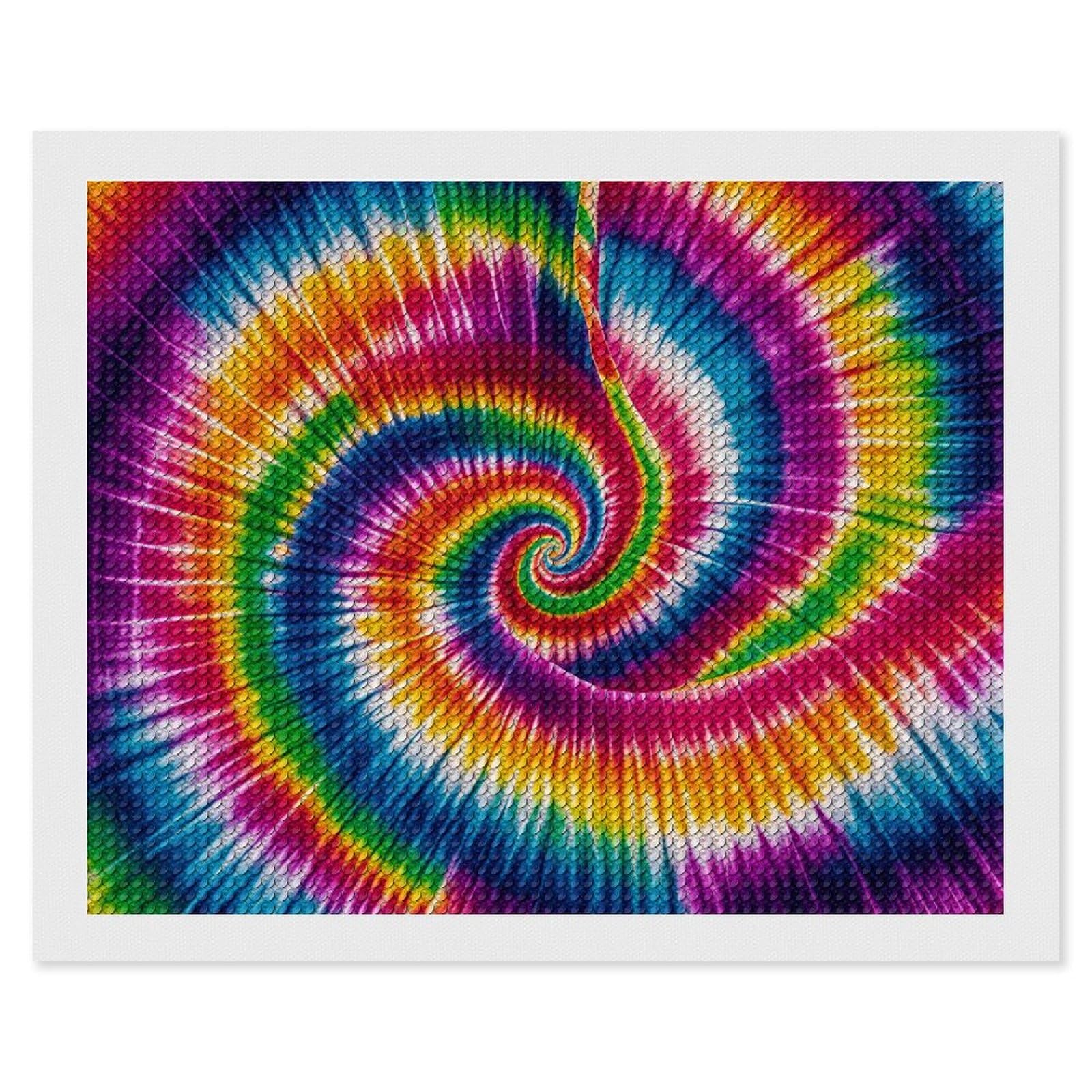 Amazon.com: JTKBNVM Tie Dye is Colorful Diamond Art Kits for