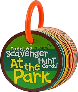 MOLLYBEE KIDS Toddler Outdoor Scavenger Hunt Cards at The Park, Toddler ...