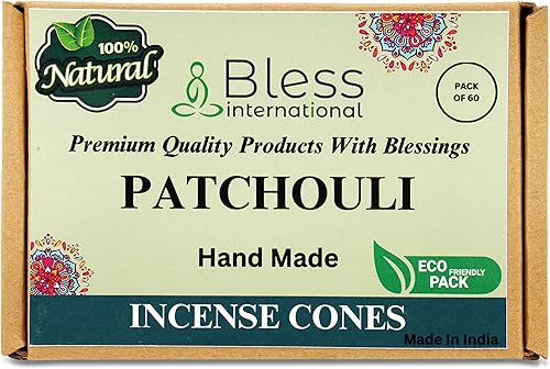 Miniatura 154 de Bless International Cedro 100% natural - Conos de incienso hechos a mano, sumergidos a mano, orgánicos, sin productos químicos para purificación