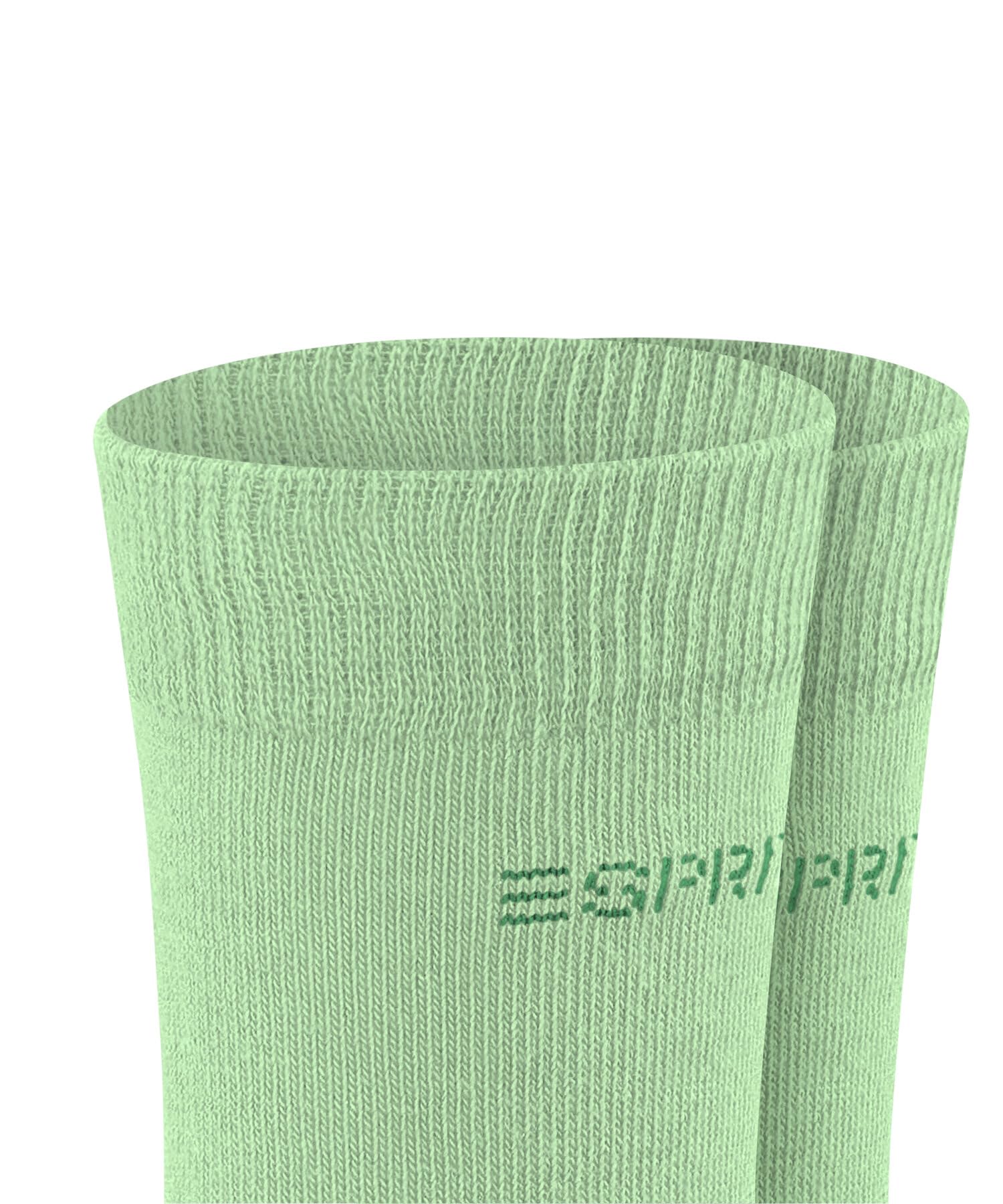 ESPRIT Uniseks - dzieci Skarpety Foot Logo Multipack K So Bawełna jednokolorowe 2 Pak, Zielony After Eight 7134, 31-34