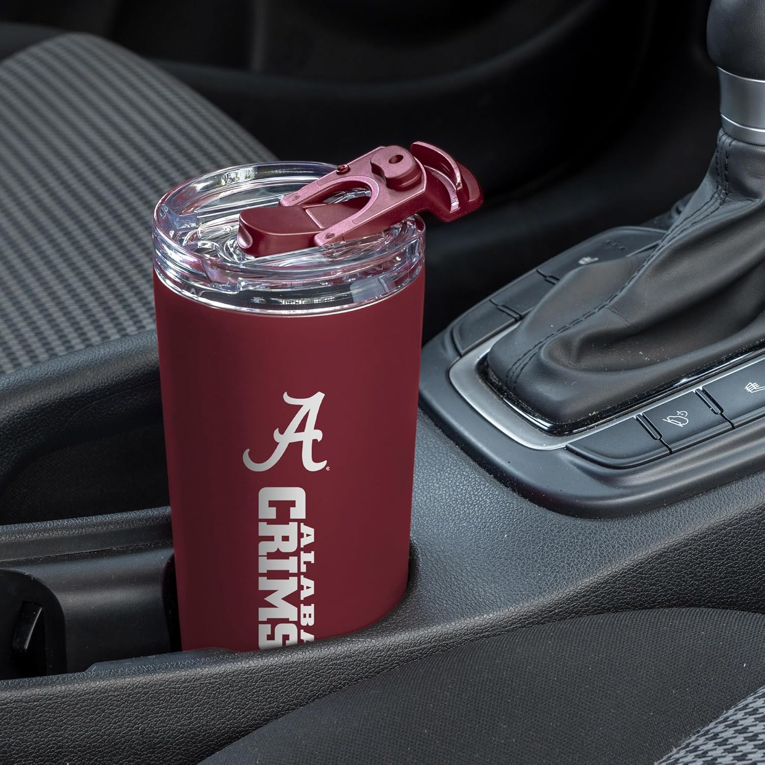 Rico Industries NCAA 24oz Stainless Steel Tumbler with Lid and Dual Functioning Lid (Sip or Use Straw) - Image 3