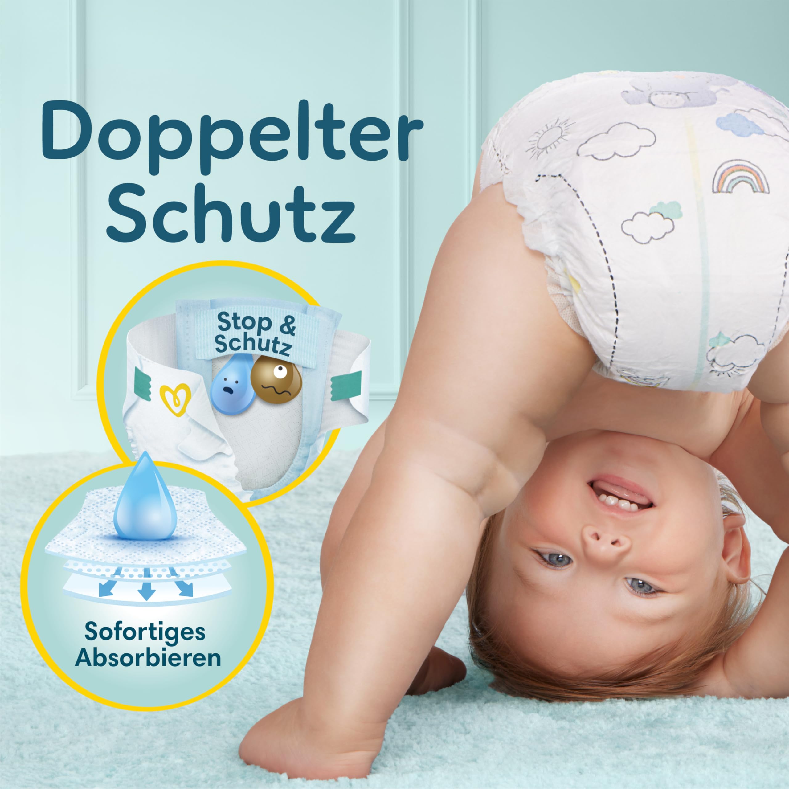 (New) Pampers Premium Protection Gr.5 Junior 11-16kg MonatsBox und (New) Pampers Premium Protection Pants Gr.5 Junior 12-17kg Monatsbox
