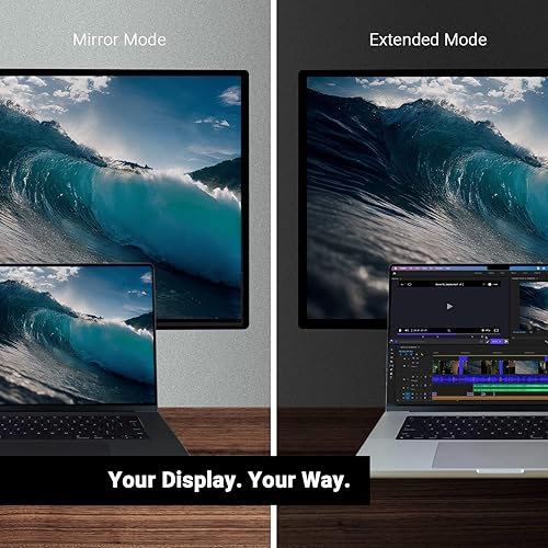 Miniatura 10 de CalDigit Adaptador de video USB-C a DisplayPort 1.4 - Soporte de pantalla 8K, HDR, compatible con Thunderbolt 34USB 3.1USB4 para Apple MacBook Air,