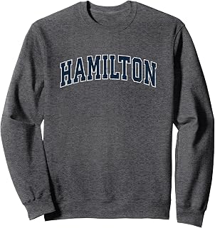 Hamilton Ohio OH Vintage Sports Design Navy Design Sweatshirt