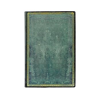 Pacific Blue Mini Lined Softcover Journal, 208pg, 80GSM by Paperblanks Old Leather Collection