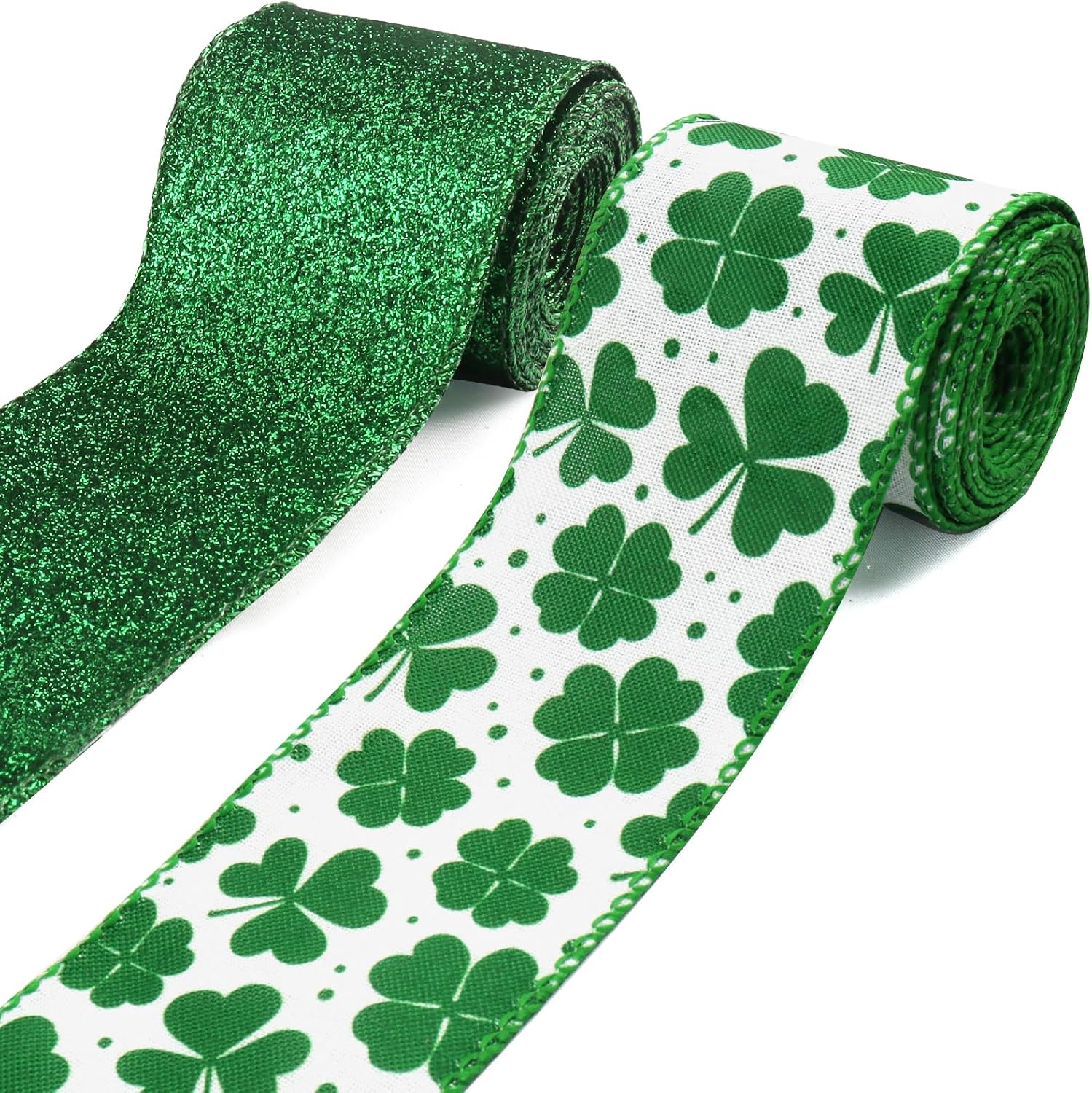 Estivaux 2 Rolls St. Patrick's Day Ribbons for Crafting