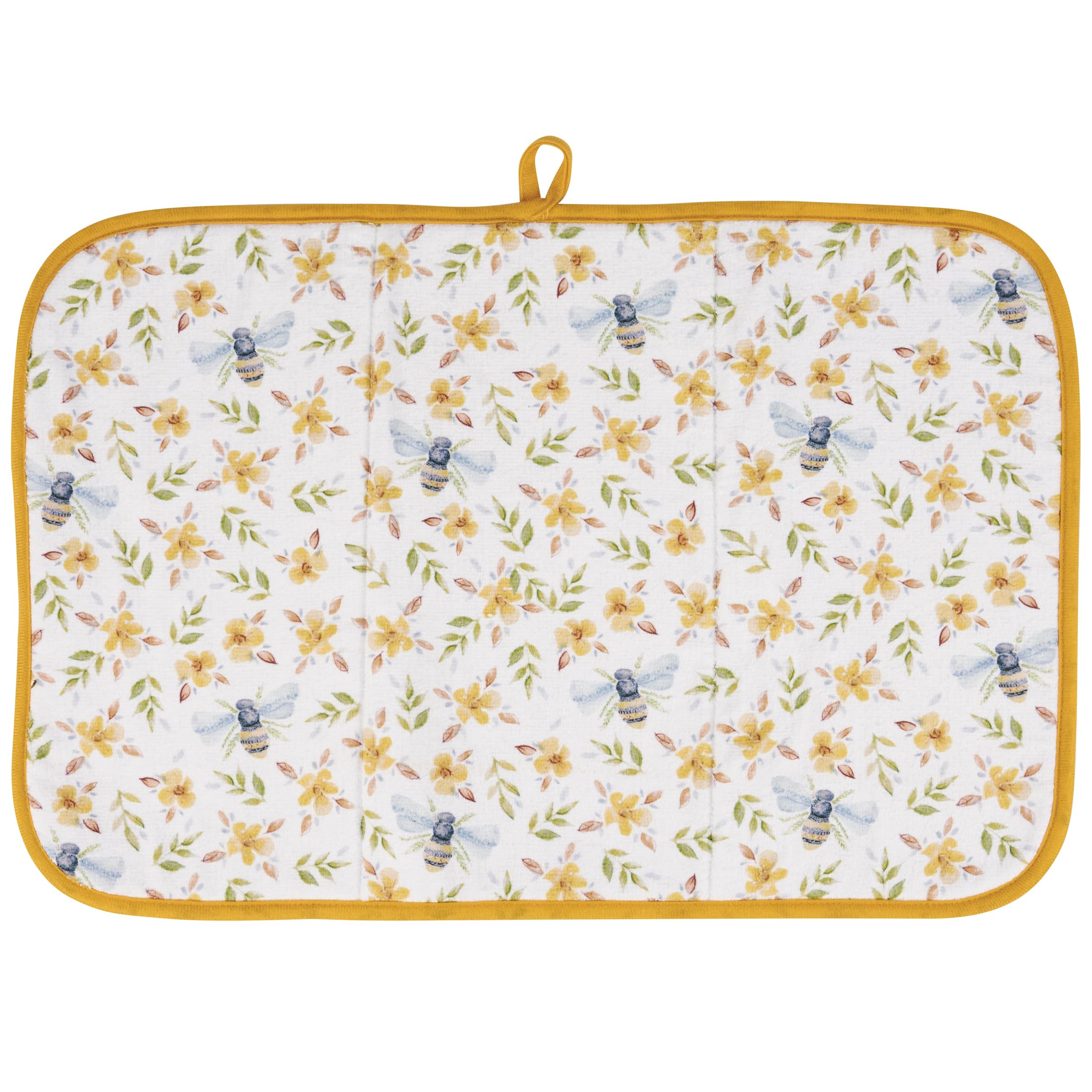 Tapis de séchage abeille absorbant vaisselle vaisselle microfibre beige