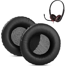 Premium Protein Leather Earpads Replacement for Plantronics Blackwire C3220 C3210 C3215 C3225 Headsets Ear Cushions