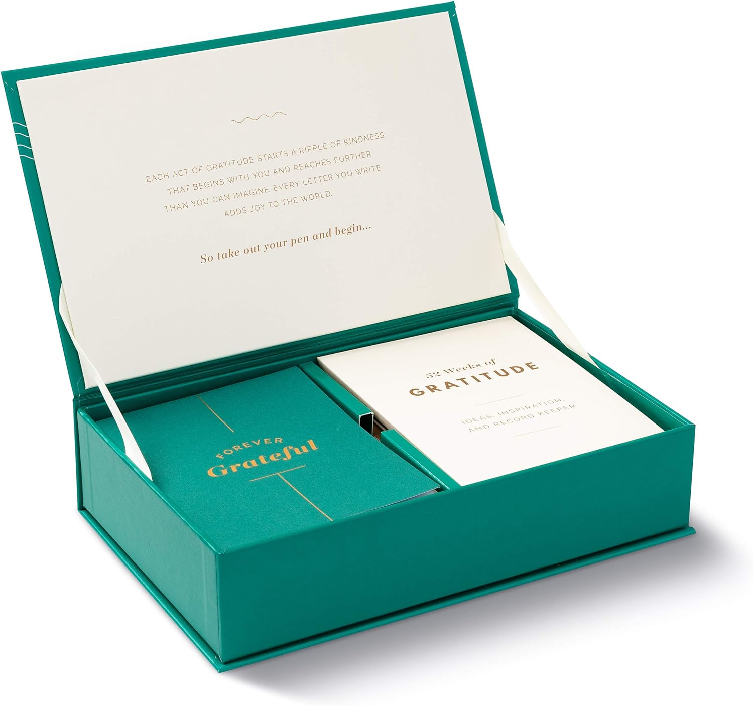 A Year of Gratitude Card Kit by Compendium - A Gratitude Note Card Kit to Inspire 52 Weeks of Giving Thanks
