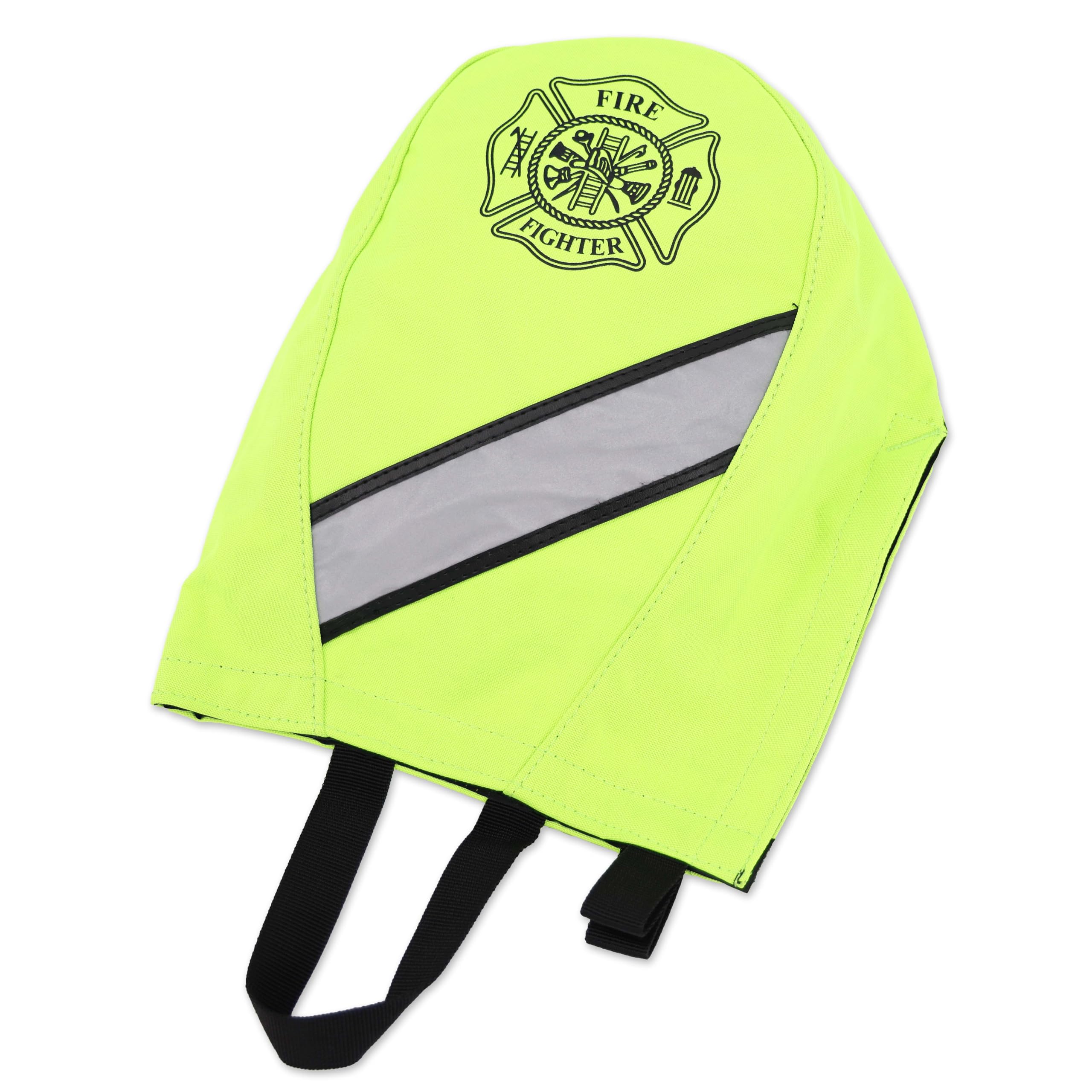 Lightning X Products Fireman's SCBA Air Pak Respirator Firefighter Mask Face Piece Bag for First Responder (Fluorescent Yellow)