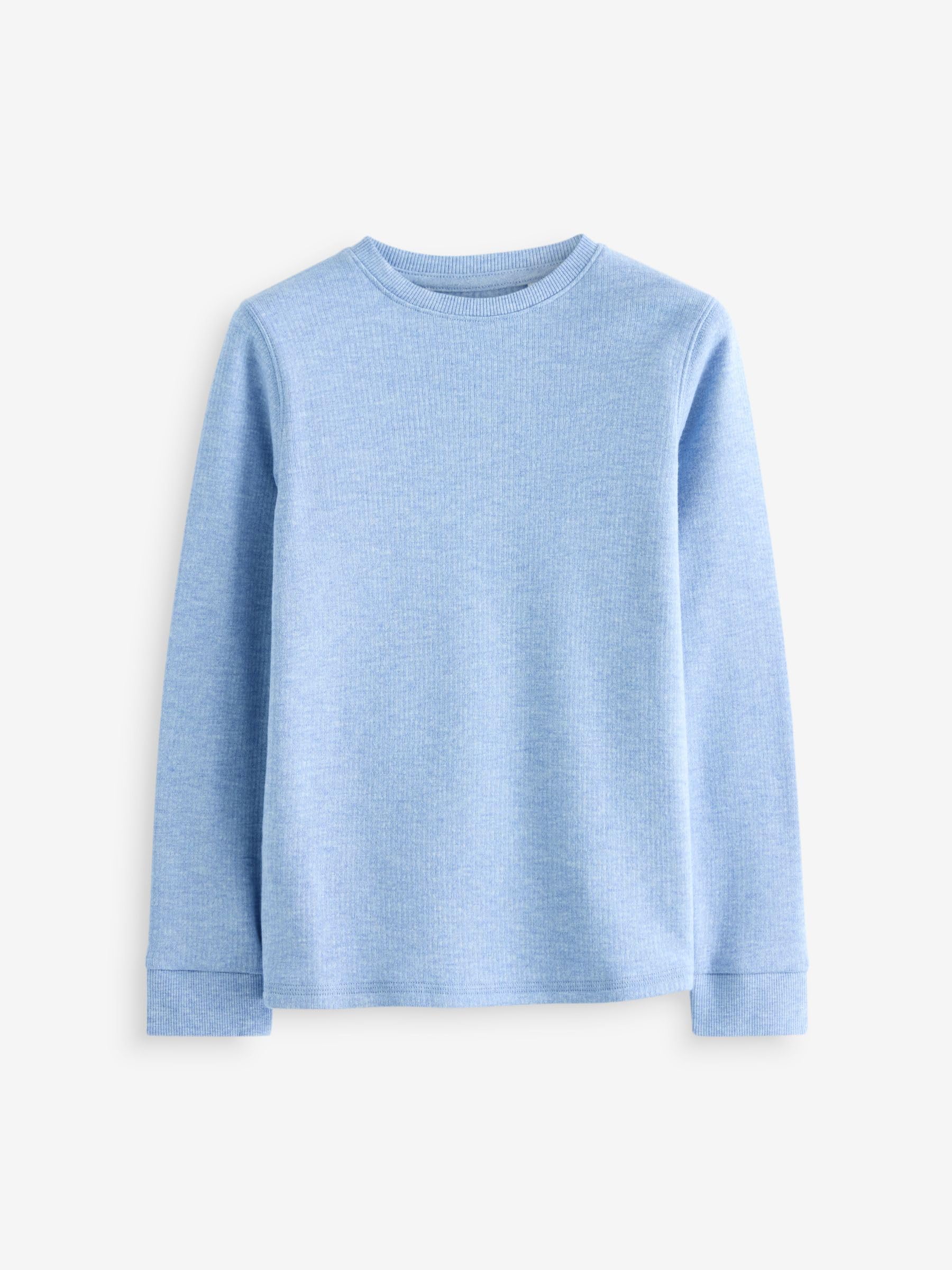 NEXT Niños Pack de 2 Camisetas térmicas de Manga Larga Azul/Azul Marino 15 Años-16 Años