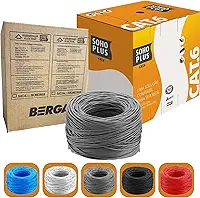 50 Metros De Cabo Rede Cat6 SohoPlus Furukawa 100% Cobre COR:CINZA