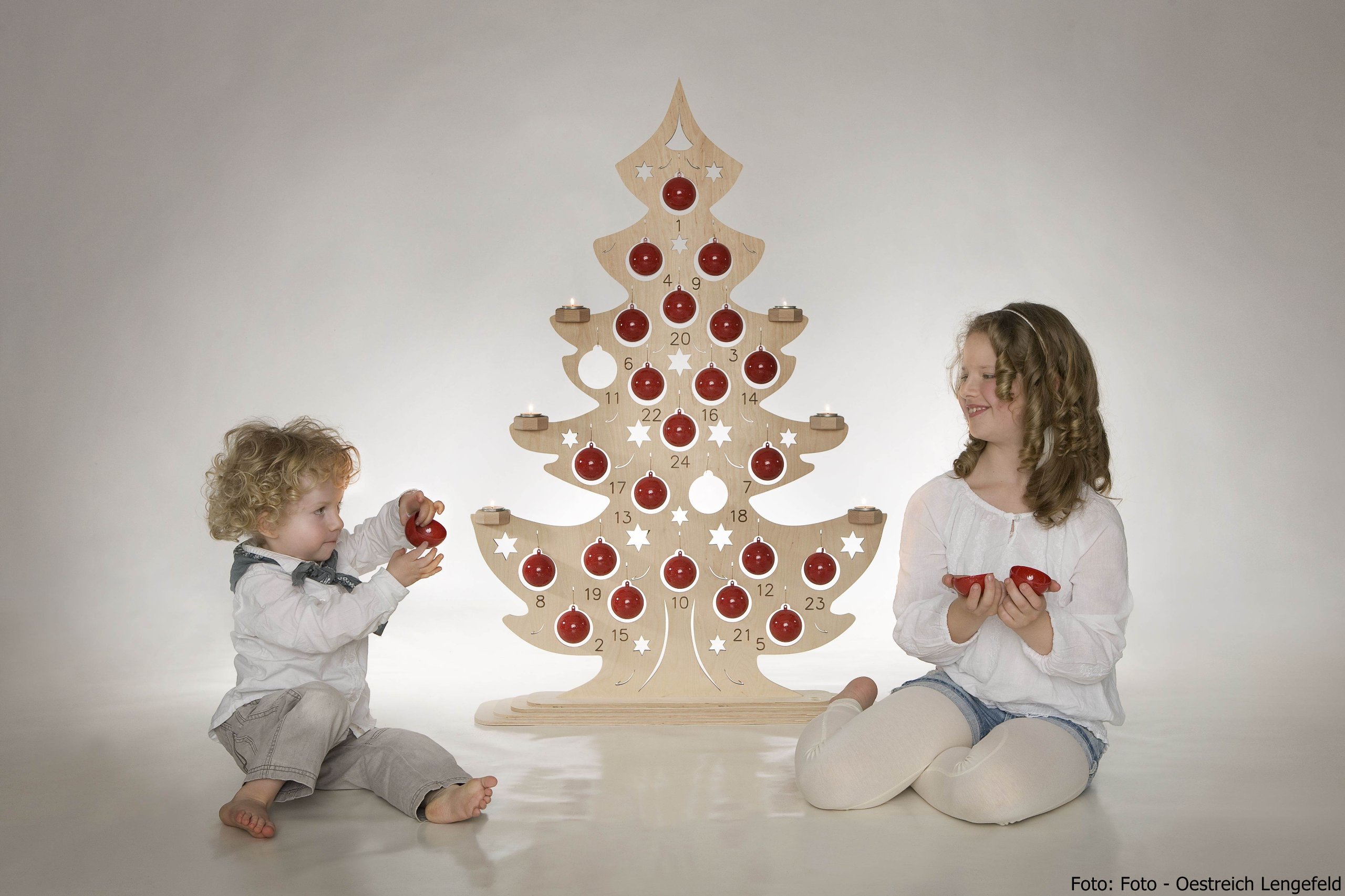 Calendrier de l'Avent Erzgebirge Seiffen 115cm, le cadeau familial d'exception
