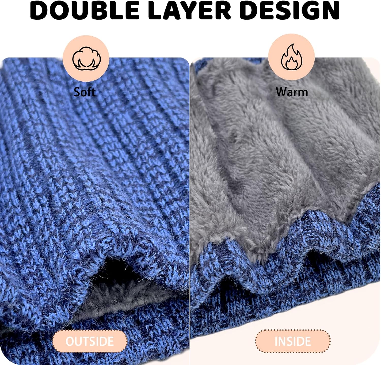 Kids Fleece Neck Warmer Gaiter Winter Scarf for Boys Girls Windproof Soft Thermal Infinity Scarf for Cold Weather - Image 2