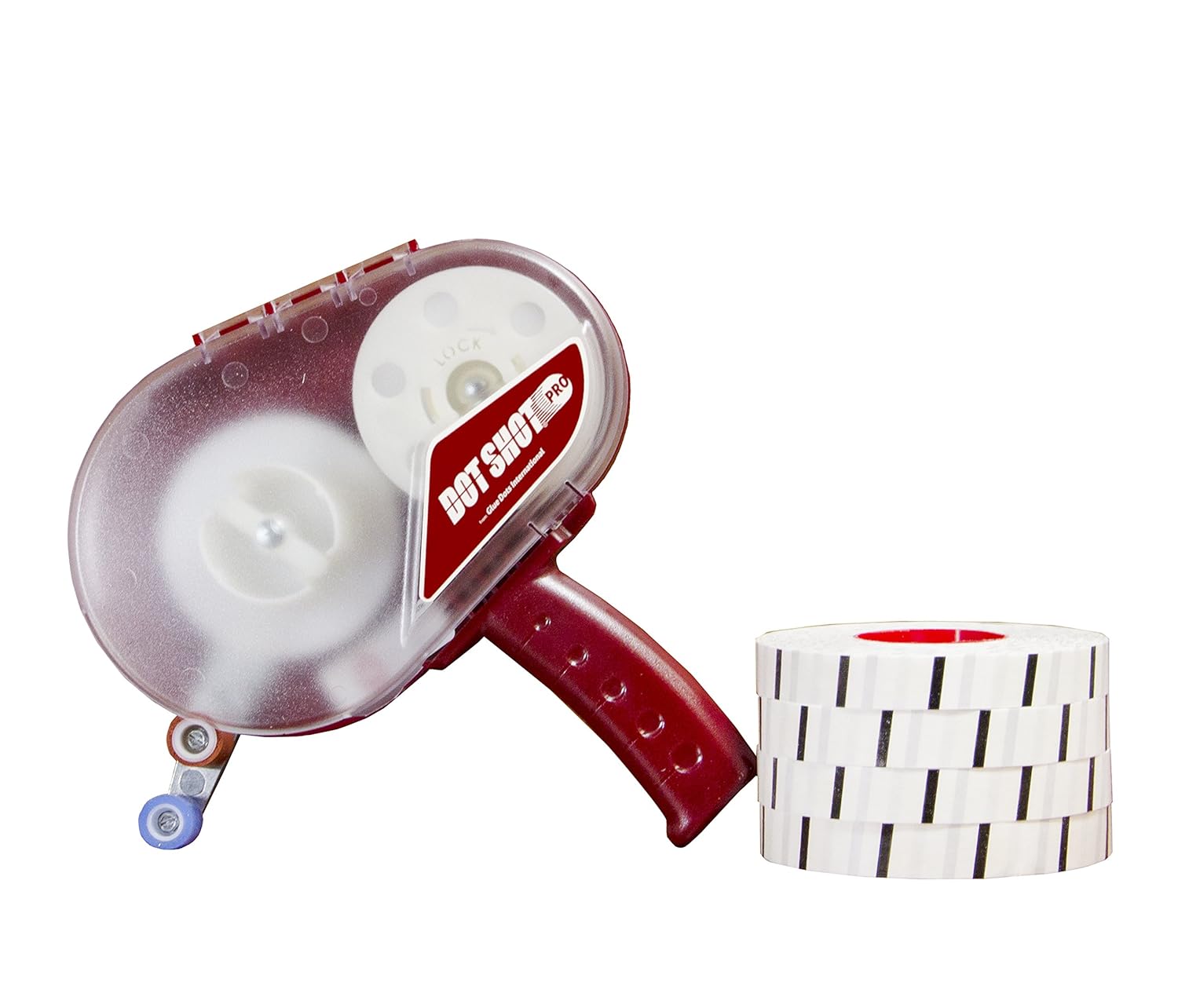 Glue Dots Pro Dot Shot Pro Applicator with Four 1500count Rolls of 1/2