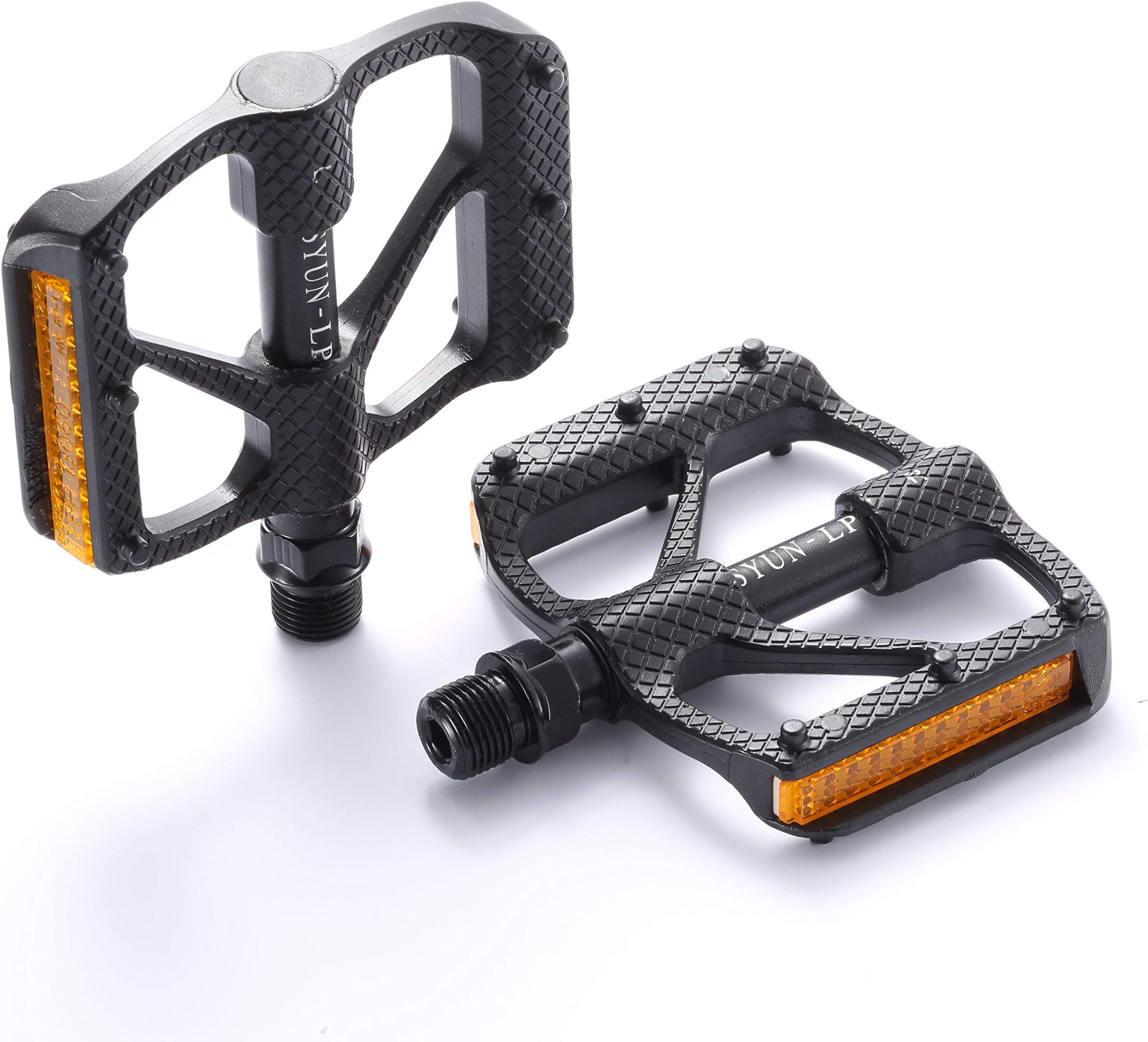WILE Road Bike Platform Pedals Flat Bicycle Pedals Aluminium Alloy
