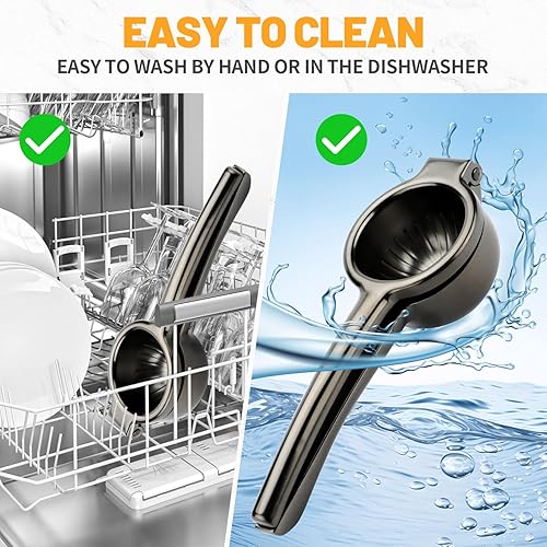 Miniatura 6 de Exprimidor de limón, exprimidor de limón, exprimidor de limón de acero inoxidable, exprimidor de limón, exprimidor de limón resistente, exprimidor