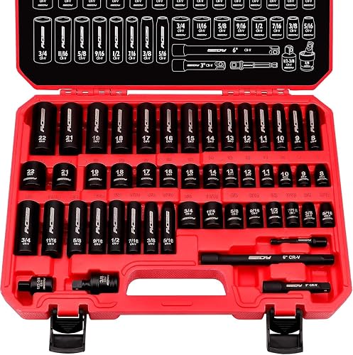 3/8" Drive Impact Socket Set