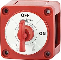 Vista 10 de Blue Sea Systems 6008200 Serie m-Series Mini Interruptor de batería Selector de 3 posiciones, negro