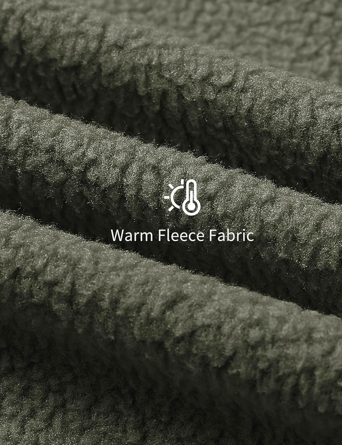 THE GYM PEOPLE Men's Half Zip Sweatshirt Long Sleeve Fleece Pullover Basic Workout Tops - Image 5