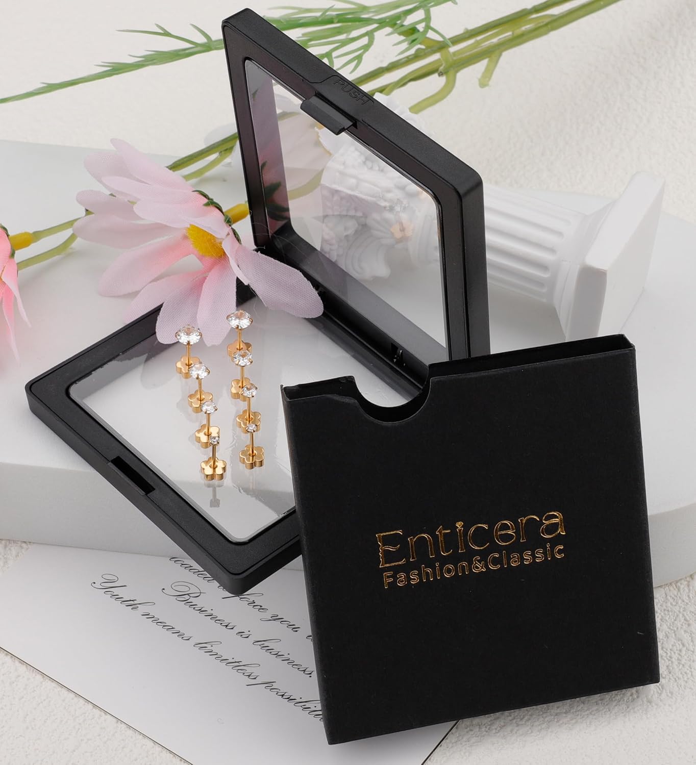 4Pairs Flat Back Cubic Zirconia Earrings Studs for Women 14K Gold CZ Small Flatback Cartilage Earrings Hypoallergenic Screw Back Nap Earrings Handmade Helix Piercing 2-9mm - Image 5