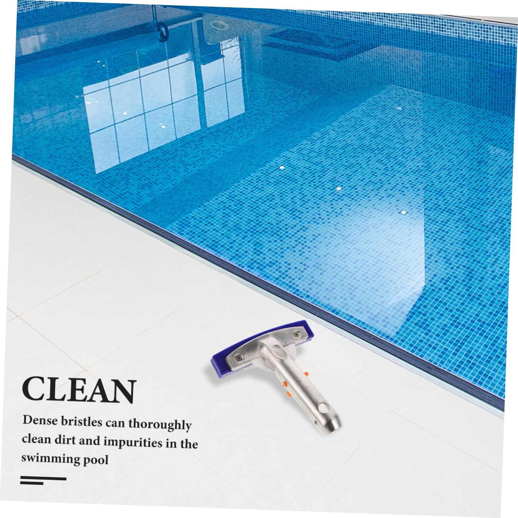 Mobestech Cepillo para Fregar Piscinas 3 Unidades para Limpiar Azulejos Y Paredes.