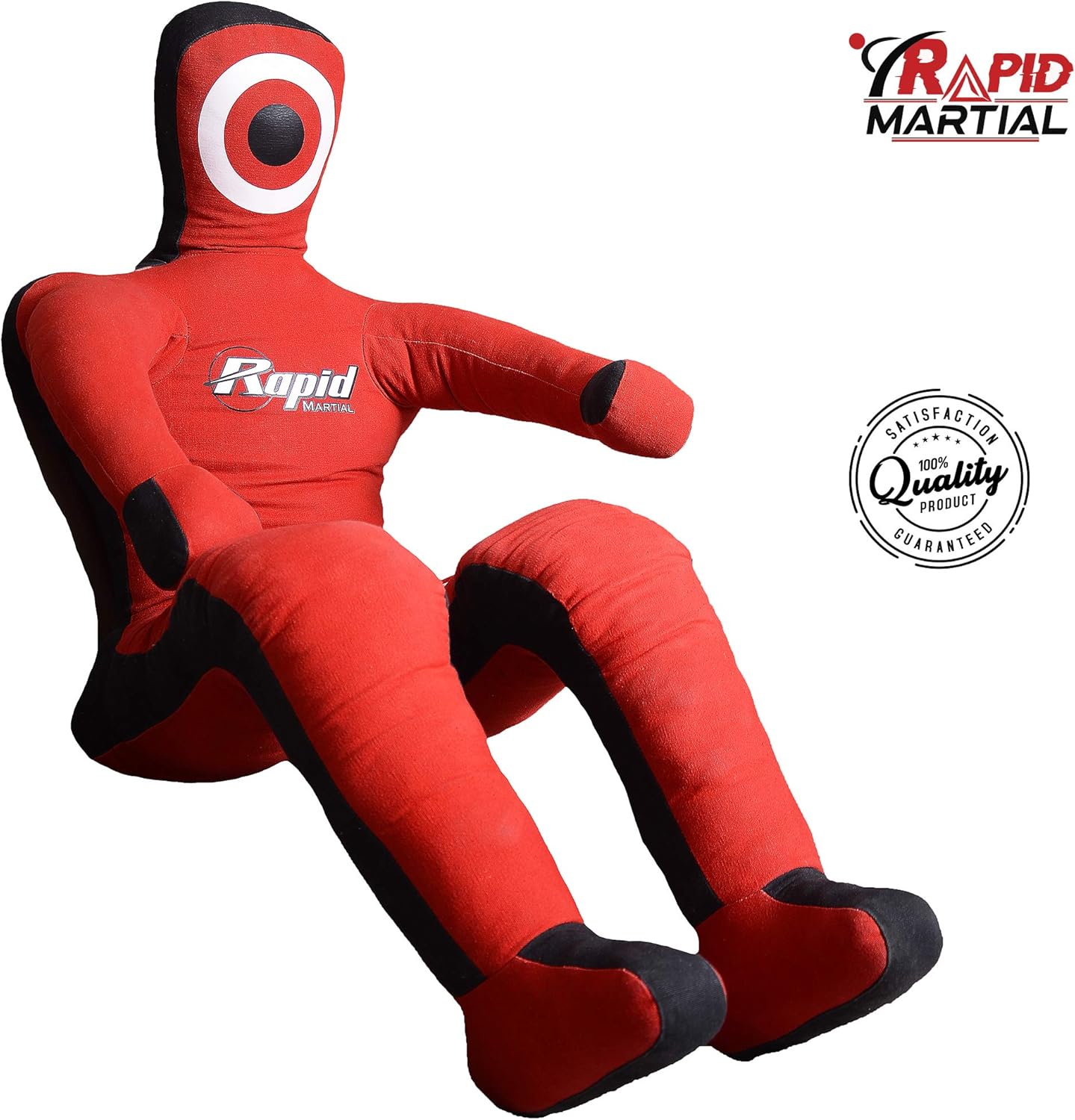 BJJ Jiu Jitsu Grapple Dummy for Submission Drills Doll Like Leg Locks Heel Hooks Ankle Locks Wrist Locks - UNFILLED 5 Feet- Kneeling