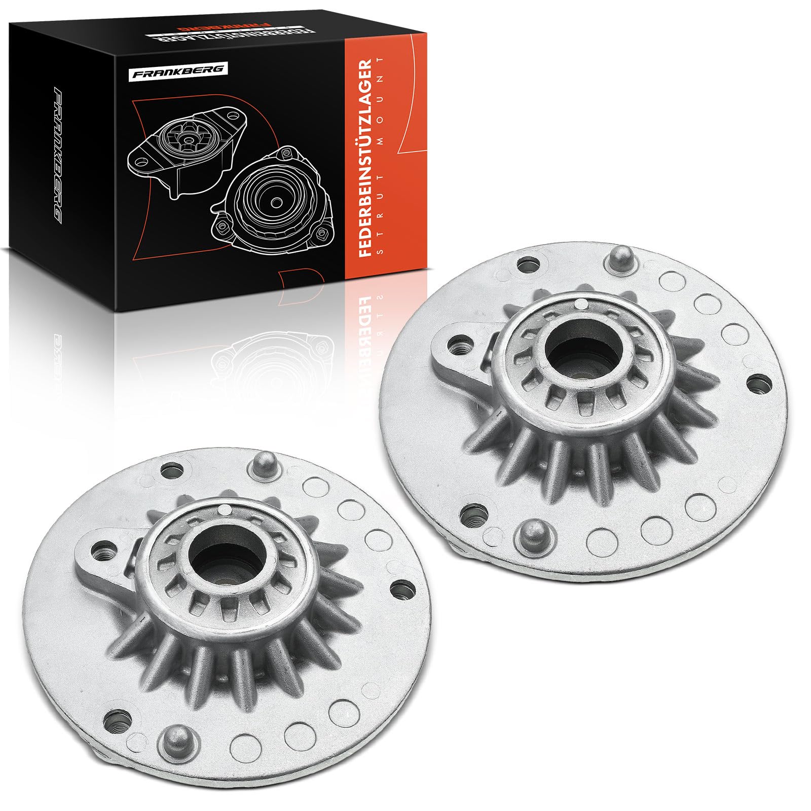 Frankberg 2x Federbeinstützlager Vorderachse Kompatibel mit F30 F31 F80 2011-2014 F20 2010-2019 F22 F87 F34 2012-2014 F23 2014 Replace# 31306880438
