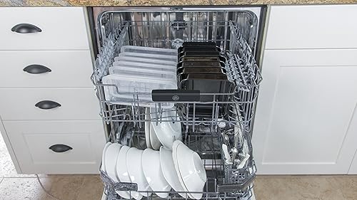 Miniatura 7 de INEVIFIT Contenedor de almacenamiento de alimentos de alta calidad, duradero y reutilizable, apilable, paquete de 10 unidades, apto para microondas