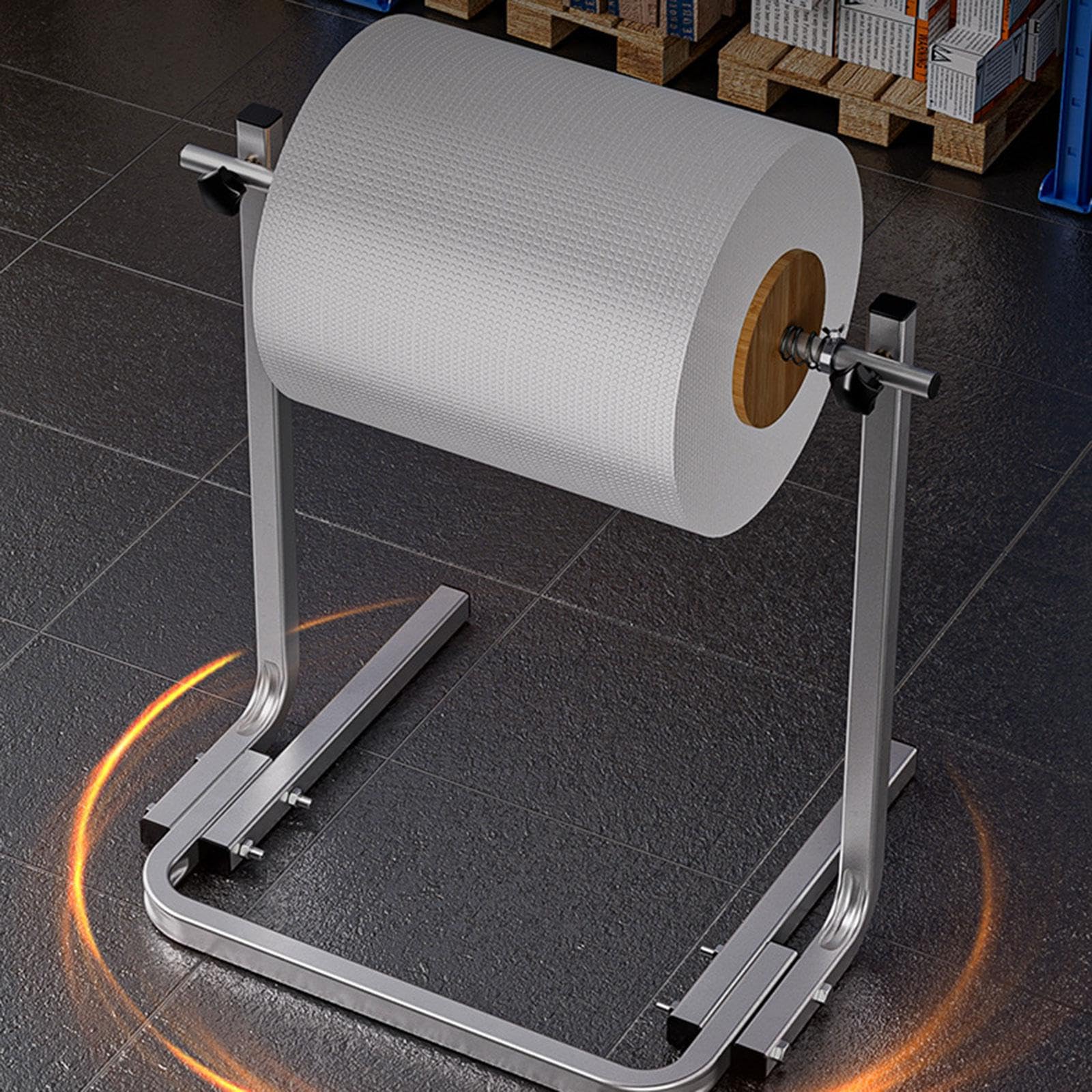 Harilla Distributeur de rouleaux de papier en métal, support manuel pour film de 50 cm