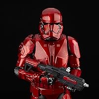 Vista 2 de STAR WARS The Black Series Carbonized Collection Sith Trooper - Figura de acción a escala de 6 pulgadas The Rise of Skywalker (exclusivo de Yaxa)
