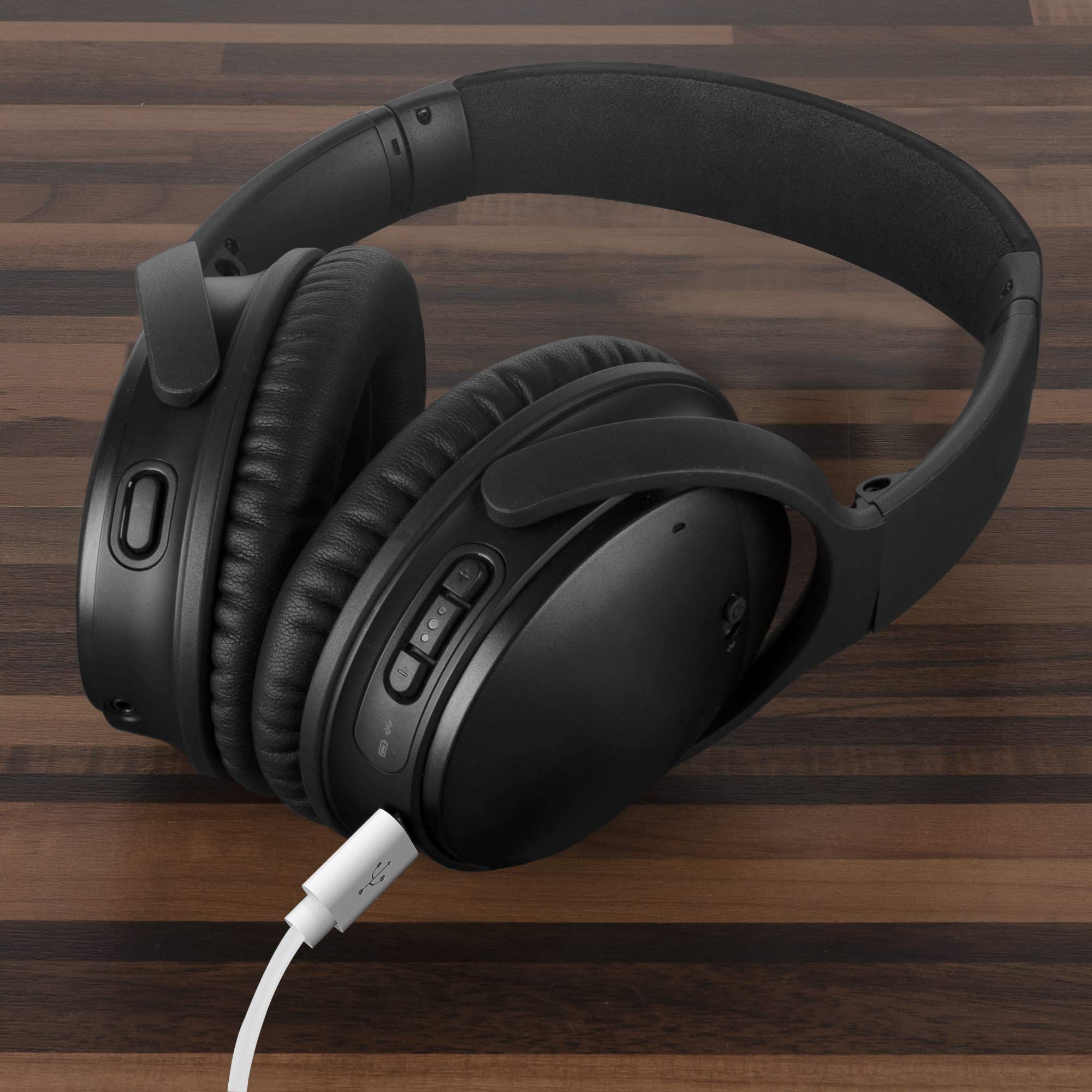 Geekria Cavo Di Ricarica Micro USB Per Cuffie Bose QC 35 II, QC 25, SoundLink – Confezione Da 2 - 3