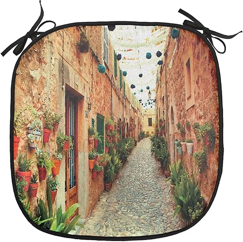 Miniatura 35 de Lunarable Cojín retro para silla, mujer con cabello, letrero de victoria con burbujas de discurso, inspirado en arte pop, acolchado de asiento para